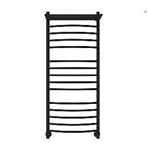 Полотенцесушитель водяной Veconi Nemi-B N12050B-B черный купить в интернет-магазине сантехники Sanbest