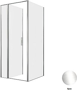 Душевой уголок Allen Brau Priority 90x100 3.31025.00 + 3.31046.00 прозрачный/хром купить в интернет-магазине Sanbest