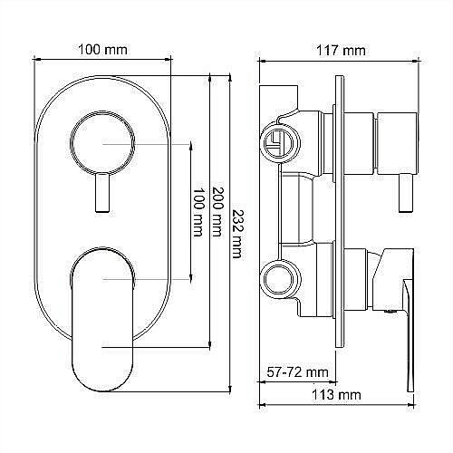 Смеситель для душа WasserKRAFT Mindel 8571 купить в интернет-магазине сантехники Sanbest