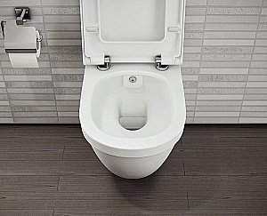 Унитаз Vitra S50 7740B003-0850 безободковый, белый купить в интернет-магазине Sanbest