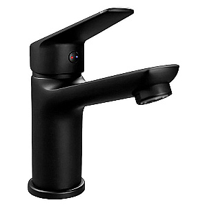 Смеситель для раковины Loranto Avrora LR10506000BL черный матовый купить в интернет-магазине сантехники Sanbest