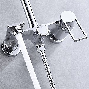 Душевая система Elghansa Galactik 2340515-2L хром купить в интернет-магазине сантехники Sanbest