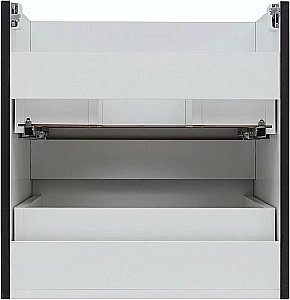 Тумба с раковиной Aquanet Вега 2.0 337952/330428 50 черный для ванной в интернет-магазине Sanbest