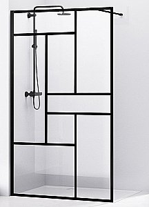 Душевая перегородка ABBER Immer Offen AG63120B 120 купить в интернет-магазине Sanbest