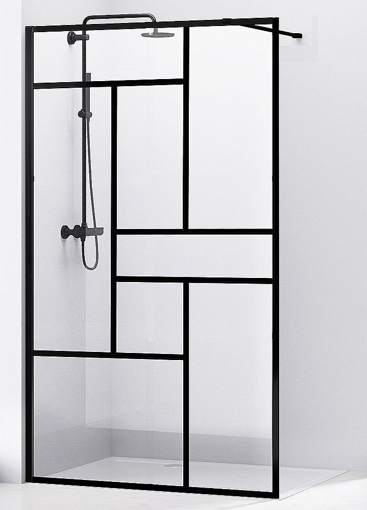 Душевая перегородка ABBER Immer Offen AG63120B 120 купить в интернет-магазине Sanbest