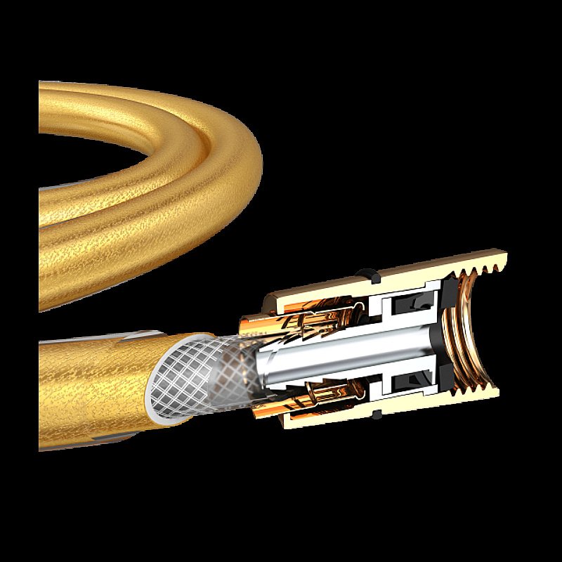 Душевой шланг Elghansa Shower hose SH012-Gold золото купить в интернет-магазине сантехники Sanbest