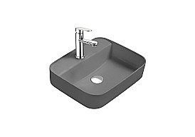 Раковина накладная Aquatek Вега AQ5506-MG серая матовая купить в интернет-магазине Sanbest