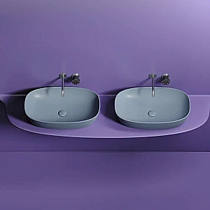 Раковина Ceramica Nova Element 60 CN6049MHL серо-голубая матовая купить в интернет-магазине Sanbest