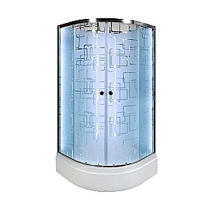 Душевая кабина DTO Серия ЕМ ЕМ2790 N LED 90x90 купить в интернет-магазине Sanbest