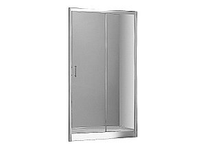 Душевая дверь Aquanet Alfa NAA6121 150  стекло прозрачное/профиль хром купить в интернет-магазине Sanbest
