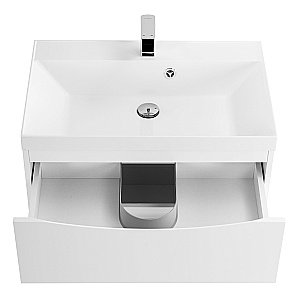 Тумба с раковиной Belbagno MARINO 75 подвесная Bianco Opaco для ванной в интернет-магазине Sanbest