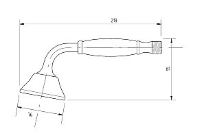 Душевая лейка Migliore RICAMBI 32171 бронза купить в интернет-магазине сантехники Sanbest