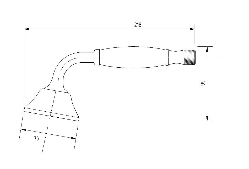 Душевая лейка Migliore RICAMBI 32171 бронза купить в интернет-магазине сантехники Sanbest