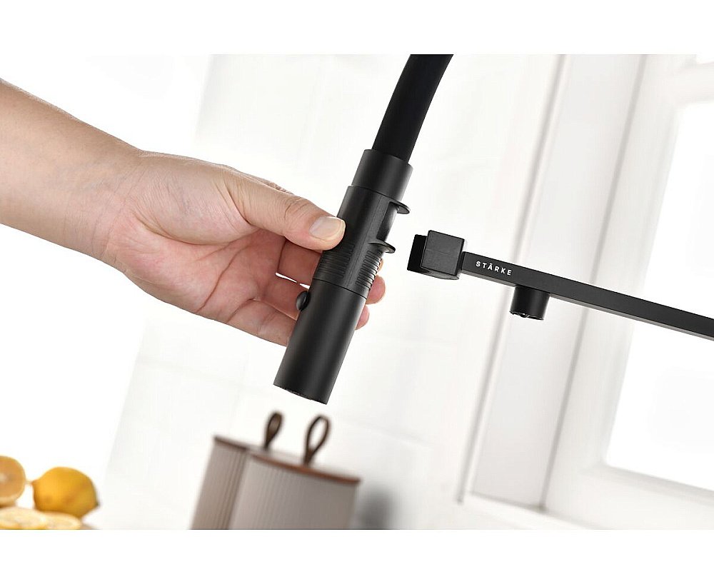 Смеситель для кухни Paulmark Gravity Gr213888-AN антрацит купить в интернет-магазине сантехники Sanbest