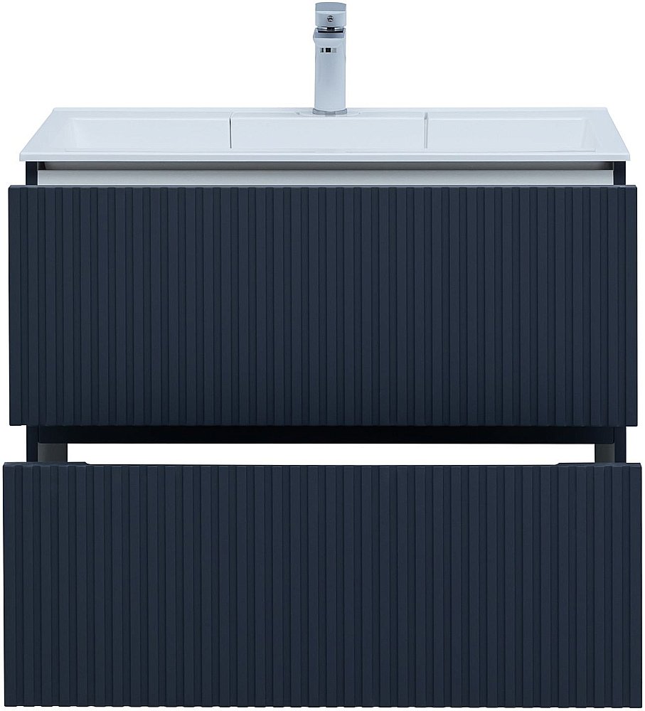 Тумба с раковиной Aquanet Джейн 80 маренго для ванной в интернет-магазине Sanbest