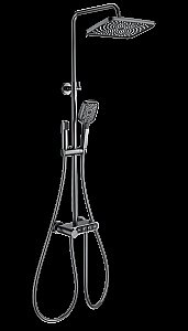 Душевая система с термостатом WONZON & WOGHAND MUSE Corno, Темный графит (WW-B3112-BGG) купить в интернет-магазине сантехники Sanbest