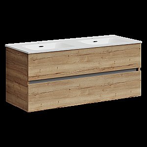 Тумба с раковиной Sancos Urban UR120-2EG дуб галифакс для ванной в интернет-магазине Sanbest