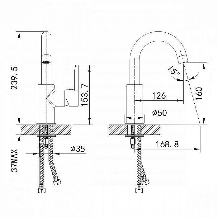 Смеситель для раковины IDDIS Sena SENSBR0i01 купить в интернет-магазине сантехники Sanbest