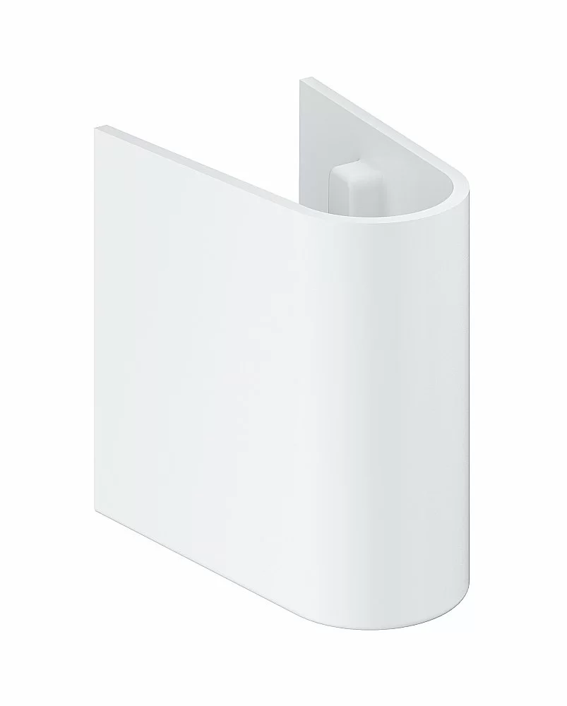 Раковина на полупьедестале Grohe Euro Ceramic альпин-белая купить в интернет-магазине Sanbest