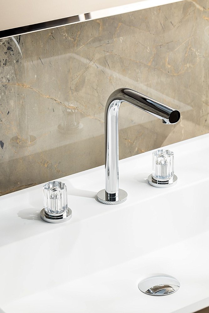 Смеситель для раковины Boheme ELEGANTE 152-CR-EL хром купить в интернет-магазине сантехники Sanbest