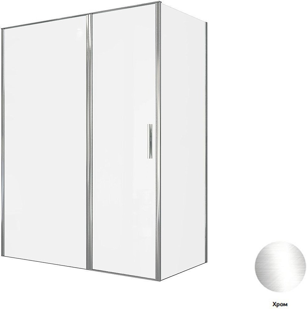 Душевой уголок Allen Brau Priority 100x80 3.31028.00 + 3.31040.00 прозрачный/хром купить в интернет-магазине Sanbest