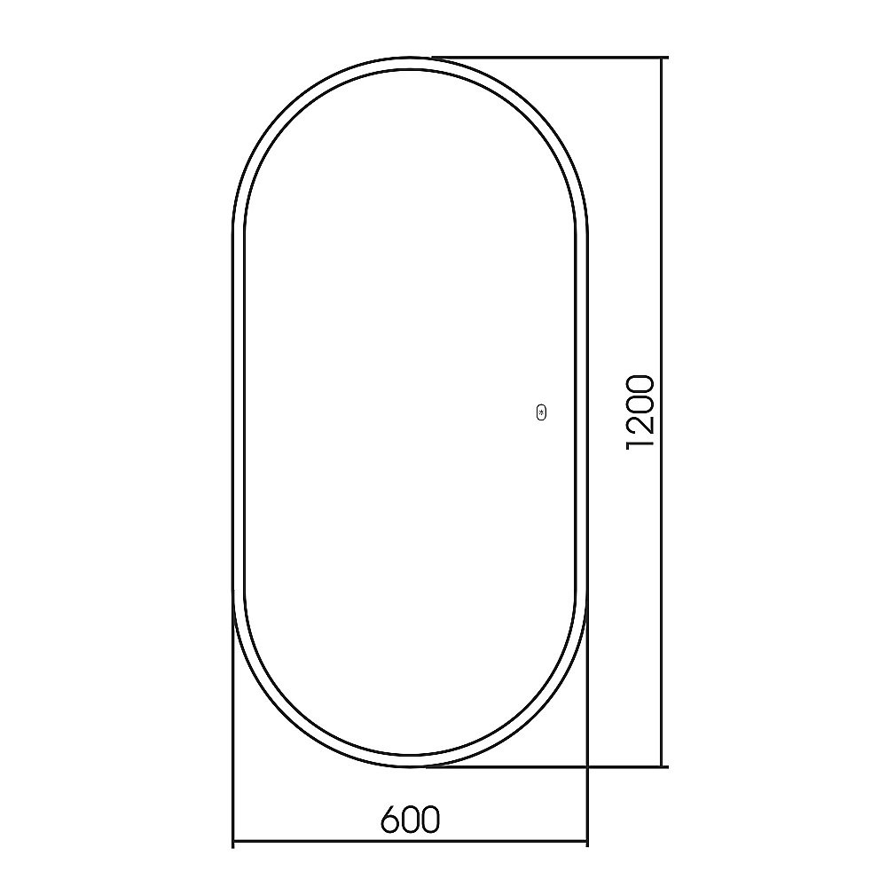 Зеркало ABBER See AG6113SMult 60x120 в ванную от интернет-магазине сантехники Sanbest