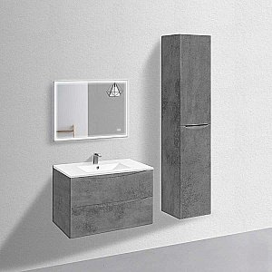 Тумба с раковиной Vincea Mia 900 бетон для ванной в интернет-магазине Sanbest