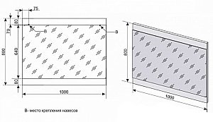 Зеркало Style Line Даллас Люкс 100 в ванную от интернет-магазине сантехники Sanbest