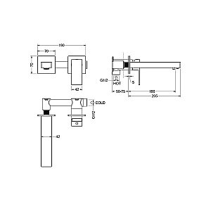 Смеситель для раковины Aquatek Либра AQ1613CR хром купить в интернет-магазине сантехники Sanbest