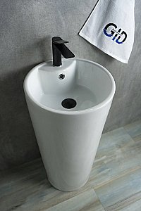 Раковина напольная Gid Autonomo 40 Nb131 81112 белая купить в интернет-магазине Sanbest