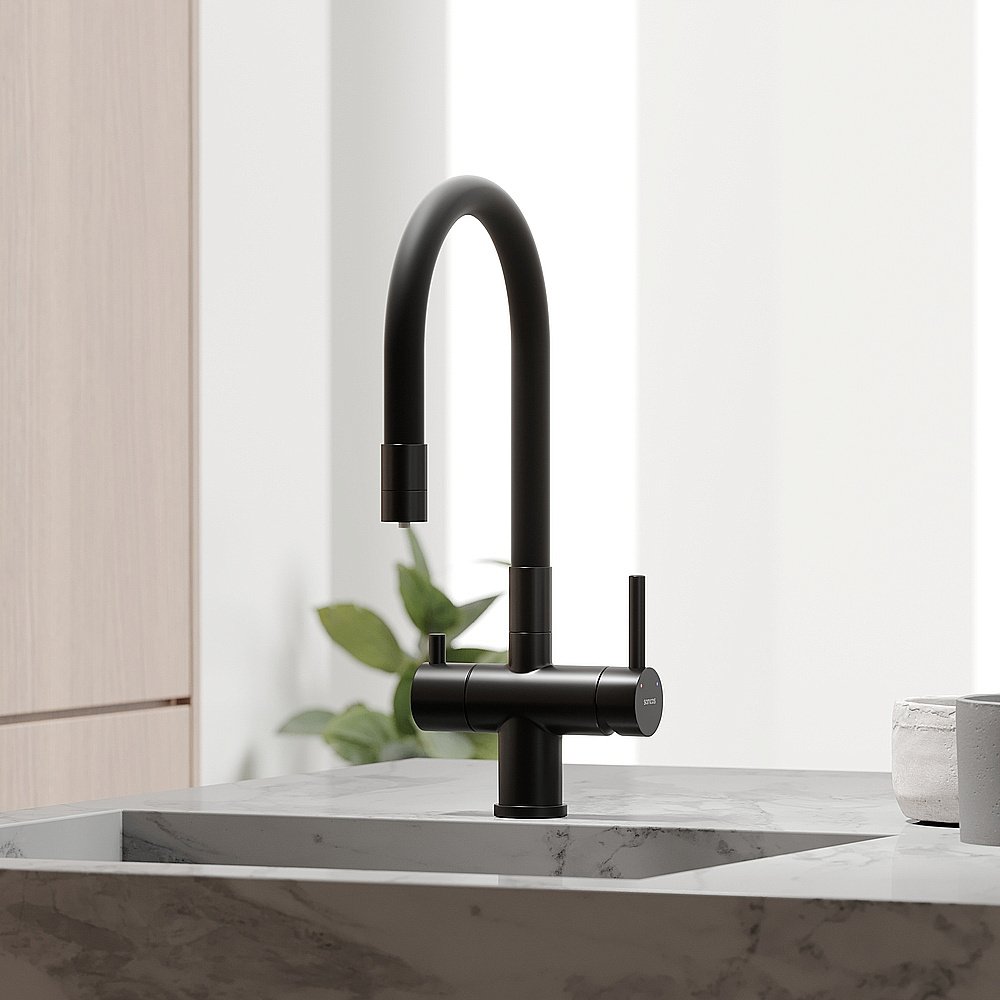 Смеситель для кухни Sancos Lucia SC4004MB черный матовый купить в интернет-магазине сантехники Sanbest