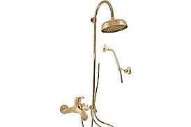 Душевая система Rav-Slezak LABE L054.5/3Z золото купить в интернет-магазине сантехники Sanbest