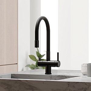 Смеситель для кухни Sancos Lucia SC4004MB черный матовый купить в интернет-магазине сантехники Sanbest