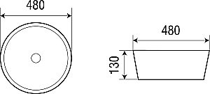 Накладная раковина WeltWasser WW ELBACH 32066 48 белая купить в интернет-магазине Sanbest
