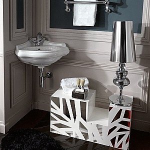 Раковина Kerasan Retro 57,5 103201*1 белая купить в интернет-магазине Sanbest