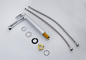 Смеситель для раковины Aquatek Альфа AQ1904CR хром купить в интернет-магазине сантехники Sanbest