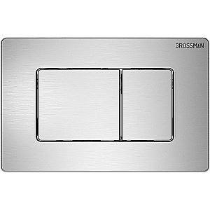 Кнопка для инсталляций Grossman Classic 700.K31.04.12M.12M хром сатиновый купить в интернет-магазине сантехники Sanbest