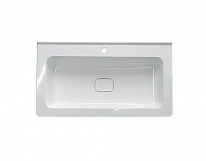 Раковина Эстет Каре Люкс 80 ФР-00005713 белая купить в интернет-магазине Sanbest