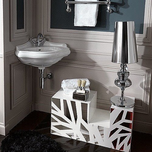 Раковина Kerasan Retro 57,5 103201*1 белая купить в интернет-магазине Sanbest