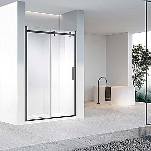 Душевая дверь Vincea Como-N 150 VDS-4CN150CLB стекло прозрачное/профиль черный купить в интернет-магазине Sanbest