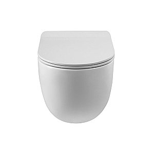 Унитаз подвесной BelBagno ONDA BB066CHR безободковый, с крышкой микролифт, с инсталляцией и белой кнопкой купить в интернет-магазине Sanbest