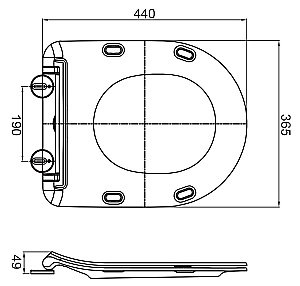 Унитаз подвесной BelBagno Amanda BB051CHR безободковый, с крышкой микролифт, с инсталляцией и белой кнопкой купить в интернет-магазине Sanbest