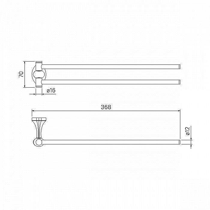 Полотенцедержатель  IDDIS Male MALSS20i49 купить в интернет-магазине сантехники Sanbest