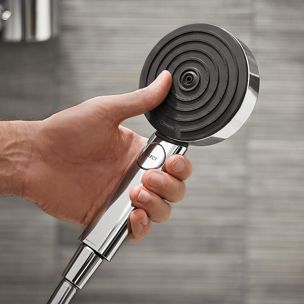 Душевой гарнитур Hansgrohe Pulsify Select Relaxation 24303000 шланг 160 см, хром купить в интернет-магазине сантехники Sanbest