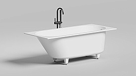 Ванна Salini ORNELLA S-stone 102326M 160x70 белая купить в интернет-магазине Sanbest