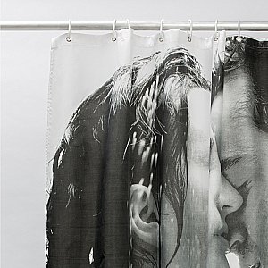 Текстильная шторка для ванной Iddis Basic Romance SCID160P серая купить в интернет-магазине сантехники Sanbest