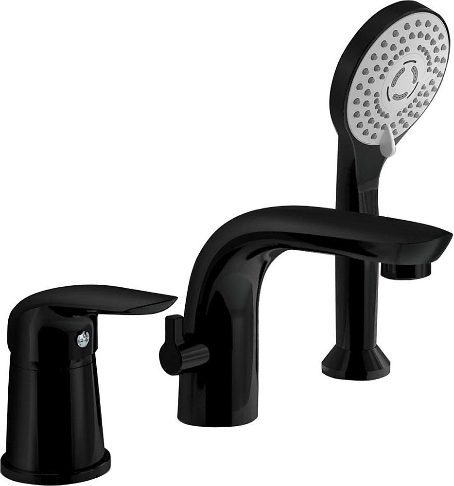 Смеситель для ванны Orange M60-333b черный купить в интернет-магазине сантехники Sanbest