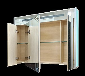 Зеркальный шкаф Misty Джулия 105 голубой купить в интернет-магазине сантехники Sanbest