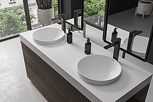 Раковина Holbi Capella 41 Soft Rock 1.02.021.11.1 белая матовая купить в интернет-магазине Sanbest