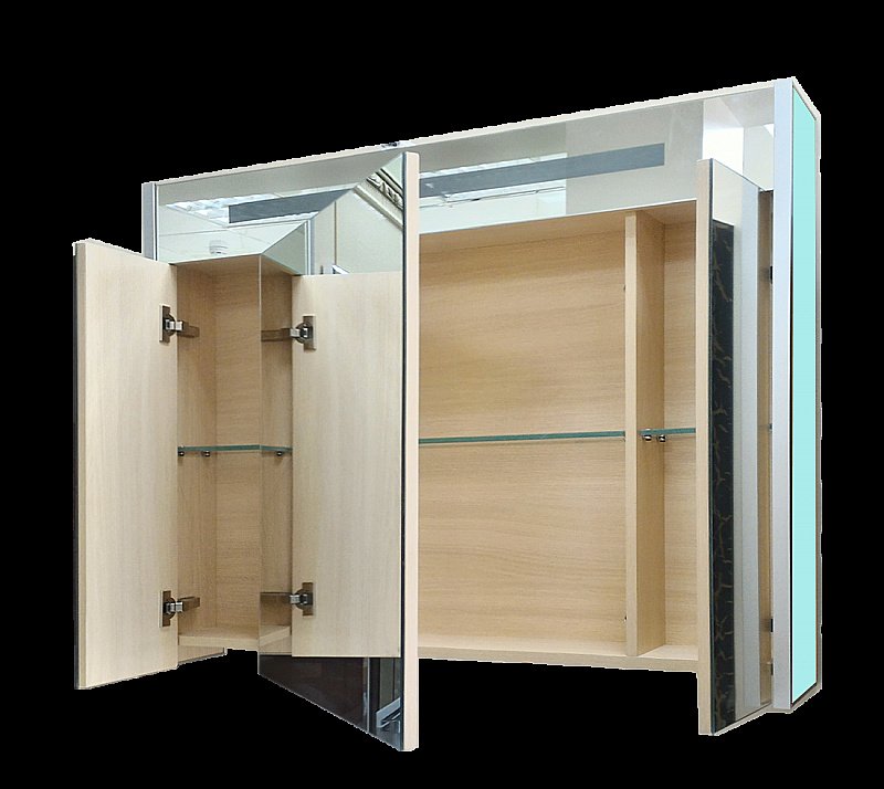 Зеркальный шкаф Misty Джулия 105 голубой купить в интернет-магазине сантехники Sanbest